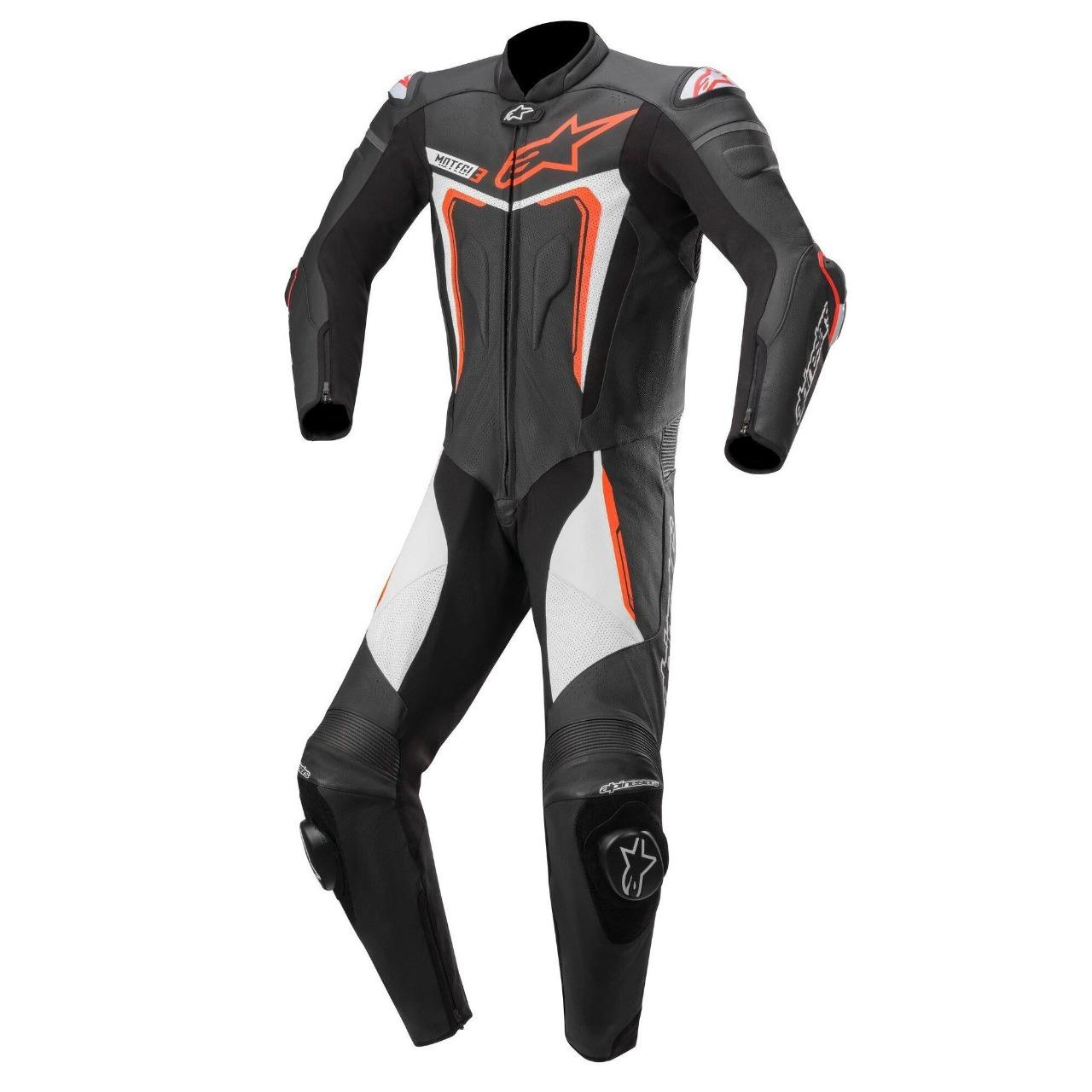 Premium Red Motorcycle Racing Leather Suit
